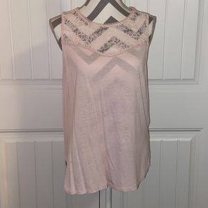 H&M Womens M pale pink tank top
